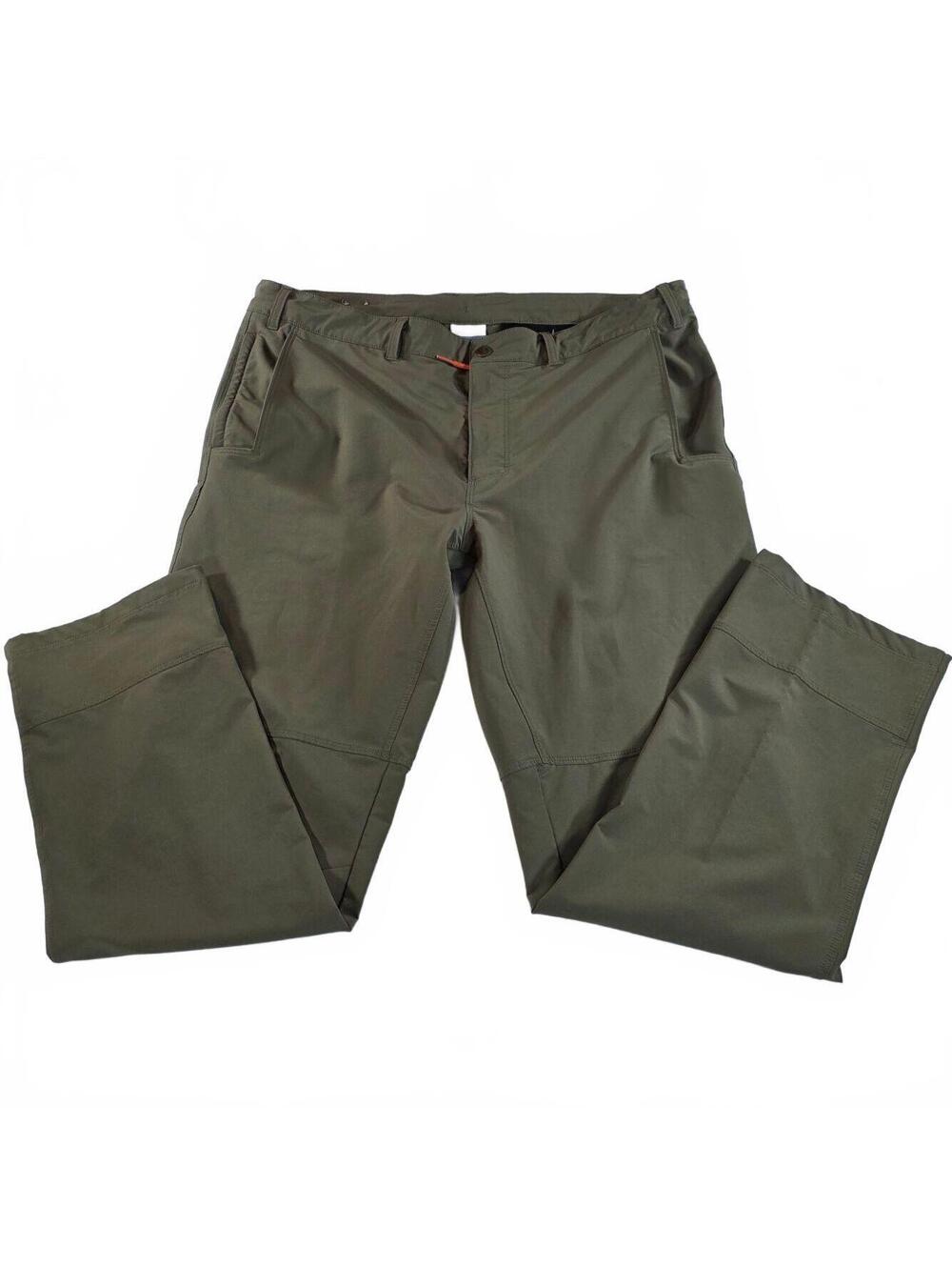 Columbia Men's Outdoor Cargo Pants 40W 30L Olive Green Durable Fabric NWOT